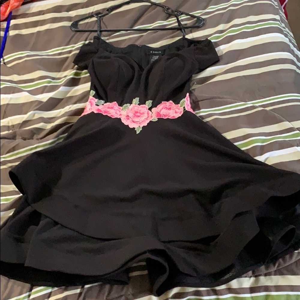 off-shoulder homecoming dress